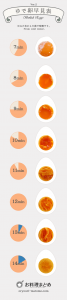 水から茹でた卵の茹で時間表