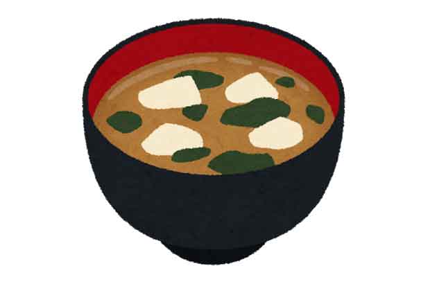 豆腐とワカメの味噌汁